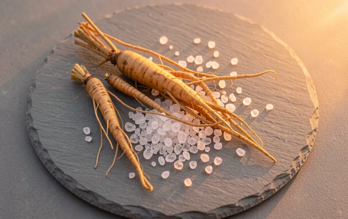 Natural botanical elements symbolizing transparency